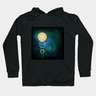 Celestial Sun Star Abstract Hoodie